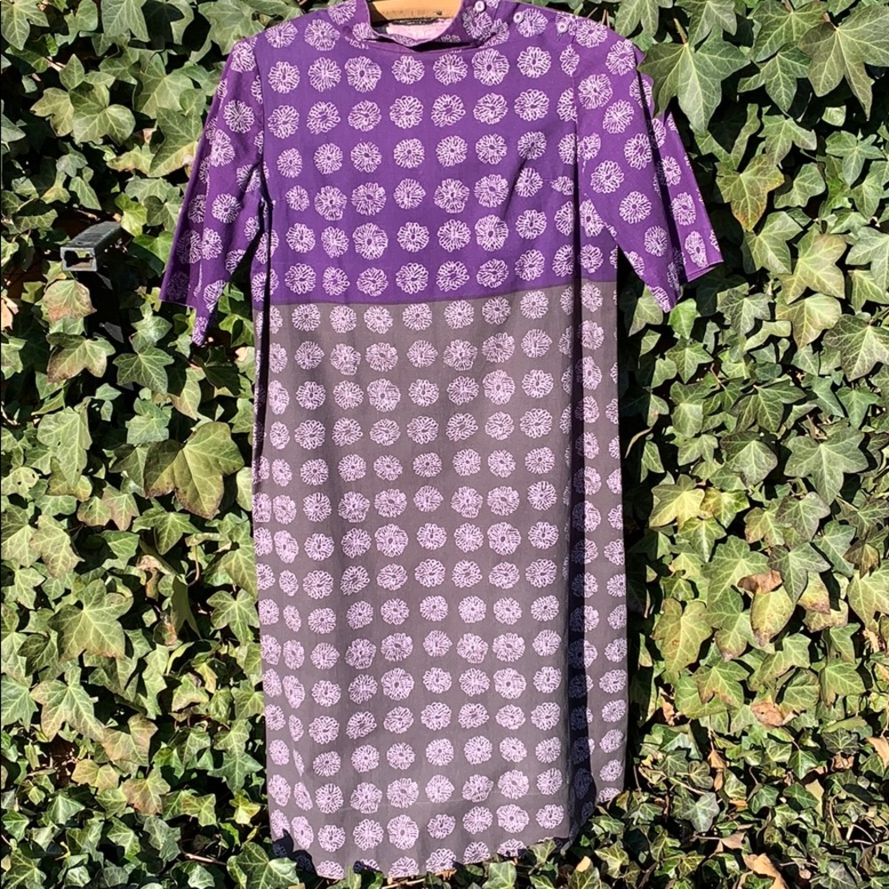 RARE Marimekko 1961 Chrysanthemum Sheath Dress